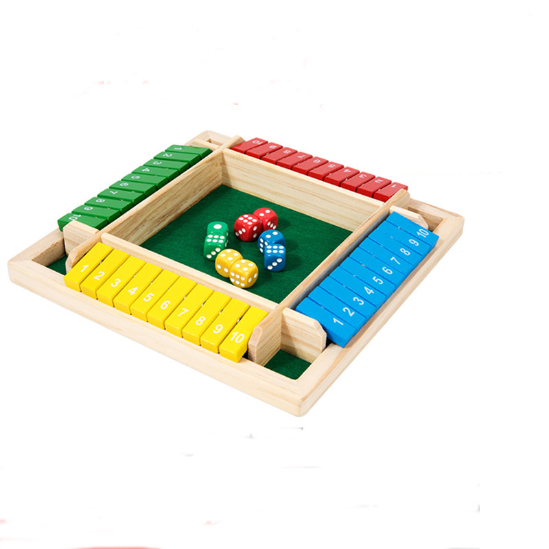 Board Game For 3 Players - 산수 주사위 보드 게임 4면 플립