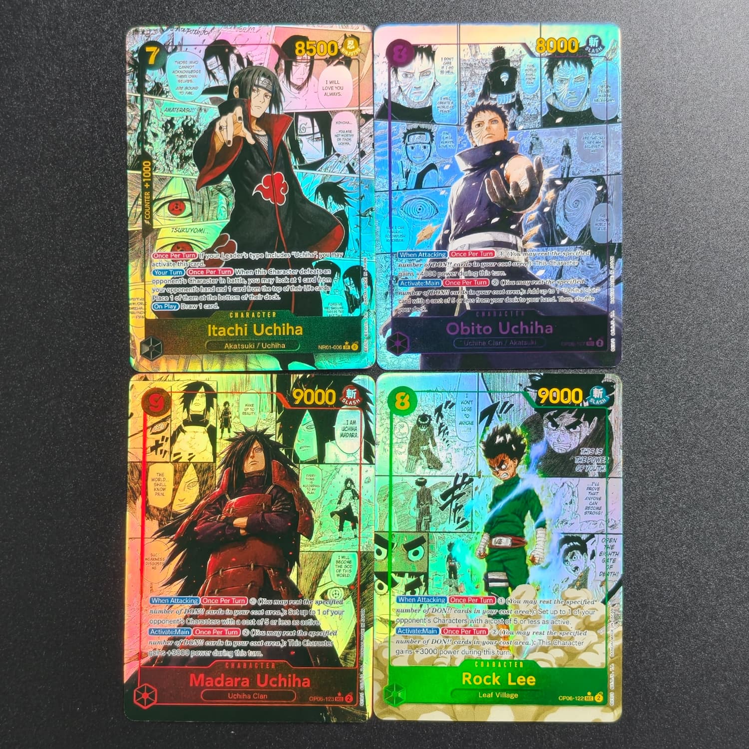 Board Game Anime - DIY 마다라 우치하 이타치 오비토 록