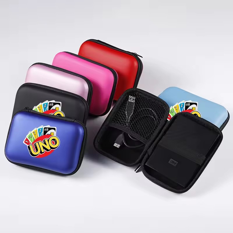 Cooperative Card Game - UNO 여행용 지퍼 박스 어린이 팬