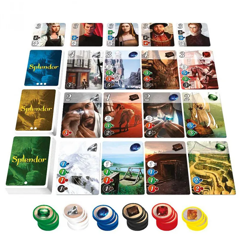Board Game Verdant - 재미있는 역할 놀이 카드 게임 컬렉션