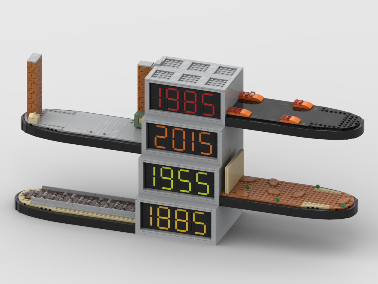 Moc Delorean Back To The Futur - Board Game Jumanji 리뷰 및 가격