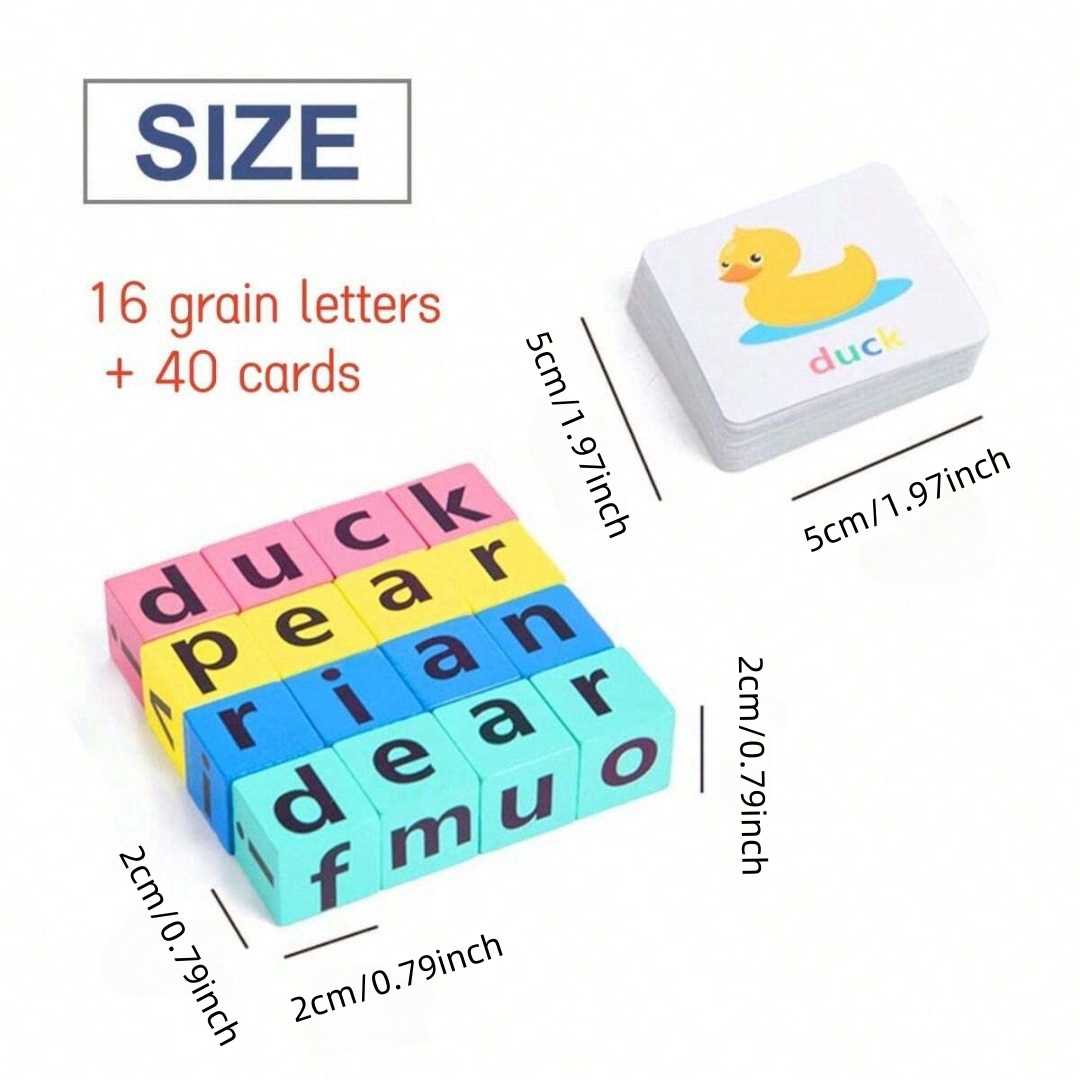 어린이 알파벳 철자 보드 게임, 16개의 글자 블록 + - Board Game For Kids 리뷰 및 가격