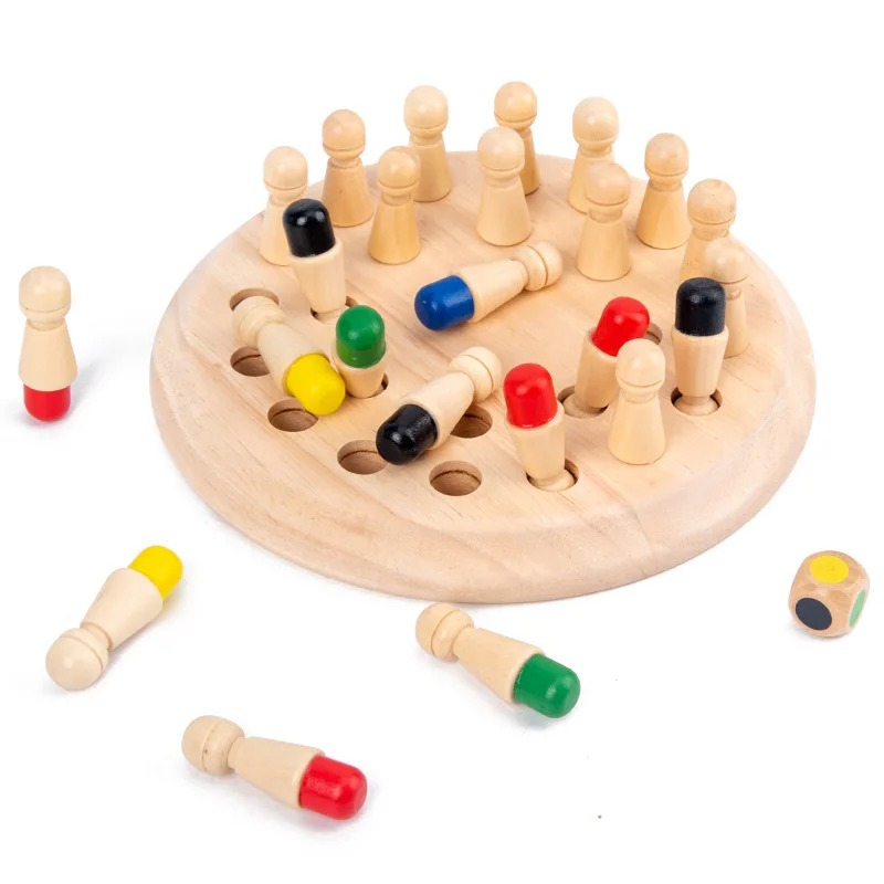 나무 메모리 매치 스틱 체스 컬러 테이블 게임 보드 퍼 - Board Game Oath 리뷰 및 가격