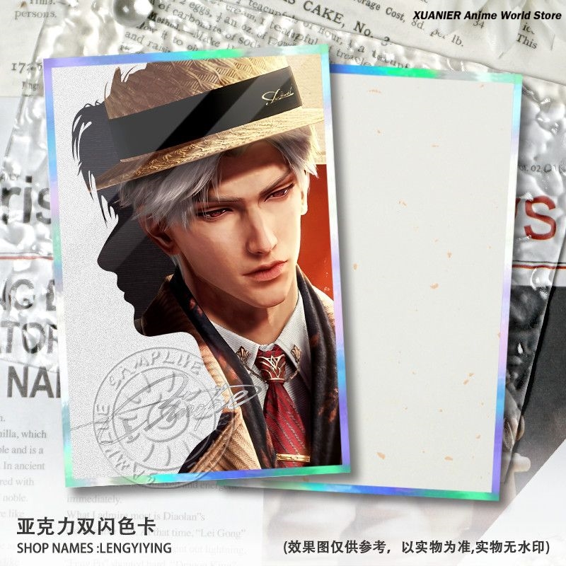아크릴 컬러드 페이퍼 러브 앤 딥스페이스 라파엘 자비에 - Board Game Anime 리뷰 및 가격