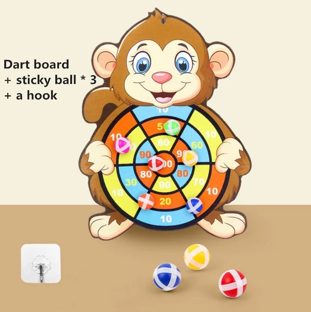 만화 클래식 교육용 야외 파티용 다트판 실내 스티키 볼 - Board Game Is 리뷰 및 가격