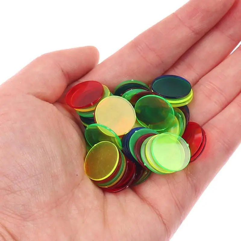 50/100/200pcs 19mm 칩 플라스틱 DIY  - Board Game Verdant 리뷰 및 가격