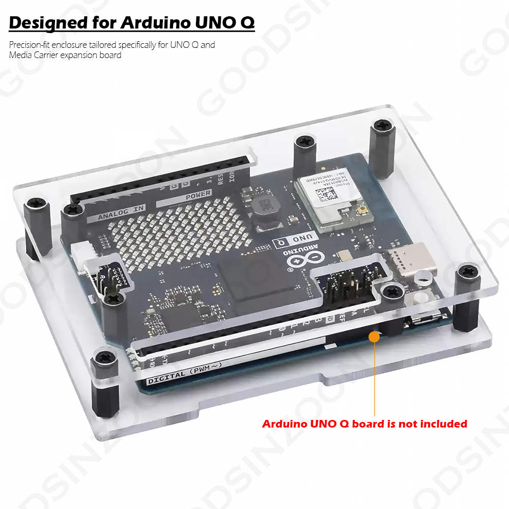 Arduino UNO Q용 투명 아크릴 케이스 - UN - Cooperative Card Game 리뷰 및 가격