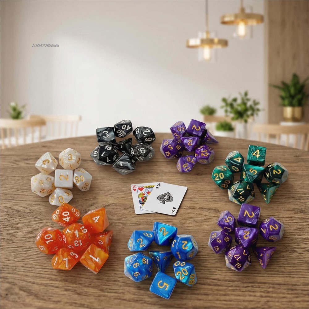 7pcs 세트 주사위 보드 게임 롤링 주사위 갤럭시 테 - Board Game Verdant 리뷰 및 가격