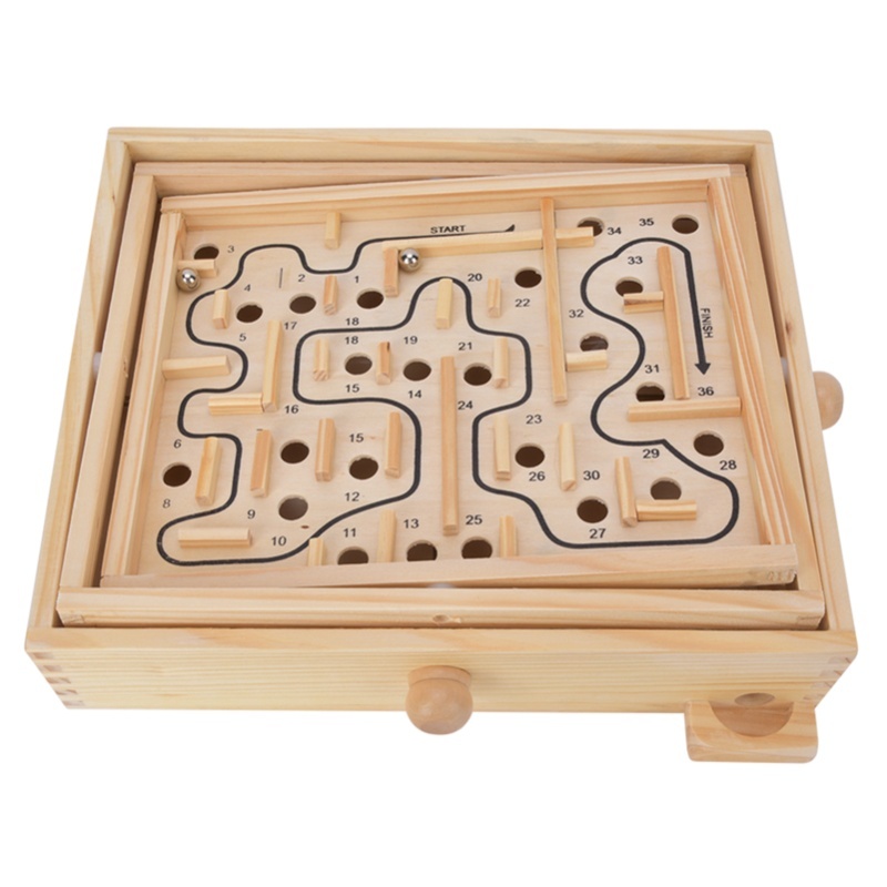 성인 어린이용 나무 교육용 미로 두뇌 훈련 보드 게임  - Board Game For Kids 리뷰 및 가격